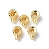 Brass Crimp Beads X-KK-P223-35G-4