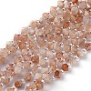 Natural Sunstone Beads Strands G-J390-A01-1