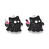 Halloween Theme Alloy and Enamel Pendants ENAM-T021-31B-02P-1