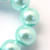 Baking Paint Pearlized Glass Pearl Round Bead Strands HY-Q003-10mm-45-3