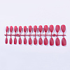 Solid Colors Matte Plastic False Nails Full Cover Fake Nails Tips LS-MRMJ-T031-15-11-1