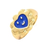 Brass Open Cuff Rings RJEW-U009-20G-2