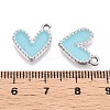Rack Plating Alloy Enamel Charms ENAM-N056-343P-E-3