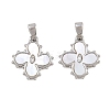 Brass Micro Pave Cubic Zirconia Pendants KK-H538-07P-1