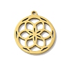 5Pcs 201 Stainless Steel Pendants STAS-Z068-02G-01-1