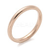 304 Stainless Steel Plain Band Rings STAS-I160-E-KCG-2