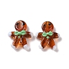 Gingerbread Man Handmade Lampwork Beads LAMP-G150-04-2