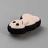 Little Doll Food Grade Eco-Friendly Silicone Focal Beads SIL-WH0017-005A-2