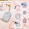 48Pcs 2 Style Alloy Open Back Bezel Pendants PALLOY-CA0002-29-1-5