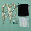 Wooden Beaded Name Card Holder Sets NJEW-AB00033-4