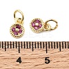 Brass Micro Pave Cubic Zirconia Pendants KK-Z147-01G-3