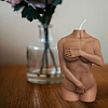 DIY Naked Women Candle Making 3D Bust Portrait Silicone Molds DIY-G047-02-1