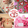 120pcs DIY Valentine's Day Pendant Decoration Making Kit DIY-CJ0002-28-7