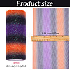 Rainbow Polyester Fabric Sparkling Tulle Roll OCOR-WH20006-55B-2