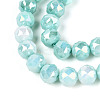 Anti-Tarnish Electroplate Glass Beads Strands X-GLAA-N010-10mm-10-2