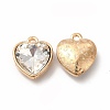 Faceted Glass Rhinestone Pendants GLAA-I051-B08-1