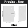 20Pcs Acrylic Earring Display Cards EDIS-CP0001-16A-2