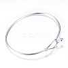 Tarnish Resistant 304 Stainless Steel Bangles STAS-S053-26-6