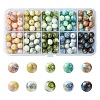 200Pcs 10 Colors Baking Paint Glass Beads GLAA-YW0004-36-1