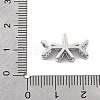 Brass Micro Pave Cubic Zirconia Spacer Beads KK-K371-47B-P-3