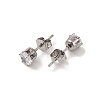 3 Pairs 3 Styles Christmas 304 Stainless Steel Hoop & Studs Earrings Set for Women EJEW-K279-11A-P-4