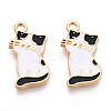 Alloy Enamel Pendants X-PALLOY-N170-030A-NR-1