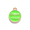 Alloy Enamel Pendants X-ENAM-S124-01A-06J-3