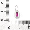 925 Sterling Silver Cubic Zirconia Charms STER-NH0014-01P-07-3
