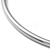 Non-Tarnish 304 Stainless Steel Simple Plain Bangle for Women BJEW-F461-01B-P-3