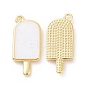 Brass Enamel Pendants KK-A168-16-01G-1