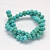 Dyed Synthetic Turquoise Bead Strands G-M148-06-D-2