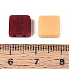 Opaque Acrylic Beads SACR-Q001-02B-M-4
