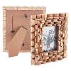 Natural Wood Photo Frames DJEW-WH0007-42-1
