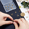16Pcs 4 Styles Brass Micro Pave Cubic Zirconia Ice Pick Pinch Bails KK-FH0007-59G-3