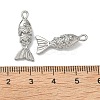 Ocean Theme 304 Stainless Steel Pendants STAS-I367-02P-09-3