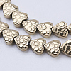 Electroplate Non-magnetic Synthetic Hematite Beads Strands G-J380-6mm-A01-2