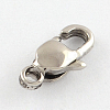 Polished 316 Surgical Stainless Steel Lobster Claw Clasps STAS-R072-24-2