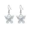 Butterfly 304 Stainless Steel Dangle Earrings & Pendant Necklaces Sets for Women FS-WG10669-03-5