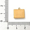 304 Stainless Steel Enamel Charms STAS-I359-02G-04-3