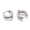 Tarnish Resistant 304 Stainless Steel Huggie Hoop Earrings Findings LS-STAS-I167-01A-P-2