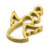 Laser Cut 304 Stainless Steel Charms LS-STAS-G323-04G-2