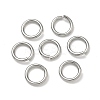 Tarnish Resistant 304 Stainless Steel Open Jump Rings STAS-R065-43-1