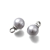 ABS Plastic Imitation Pearl Pendants FIND-H052-01C-02P-2