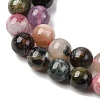 Natural Multicolor Tourmaline Beads Strands G-K402-A01-8mm-4