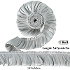 5M Double Layer Polyester Pleated Lace Ribbon OCOR-CY0001-41B-2