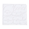 Crocodiles DIY Puzzle Silicone Molds DIY-G046-18-2