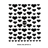 3D Black Transfer Stickers Decals MRMJ-R090-59-DP3214-2