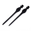 Vintage Schima Wood Hair Sticks Findings OHAR-N008-05-2