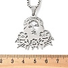 201 Stainless Steel Religion Jesus Pendant Necklaces LS-NJEW-H065-01P-3