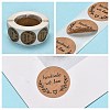 Self-Adhesive Kraft Paper Gift Tag Stickers LS-DIY-G013-A20-4